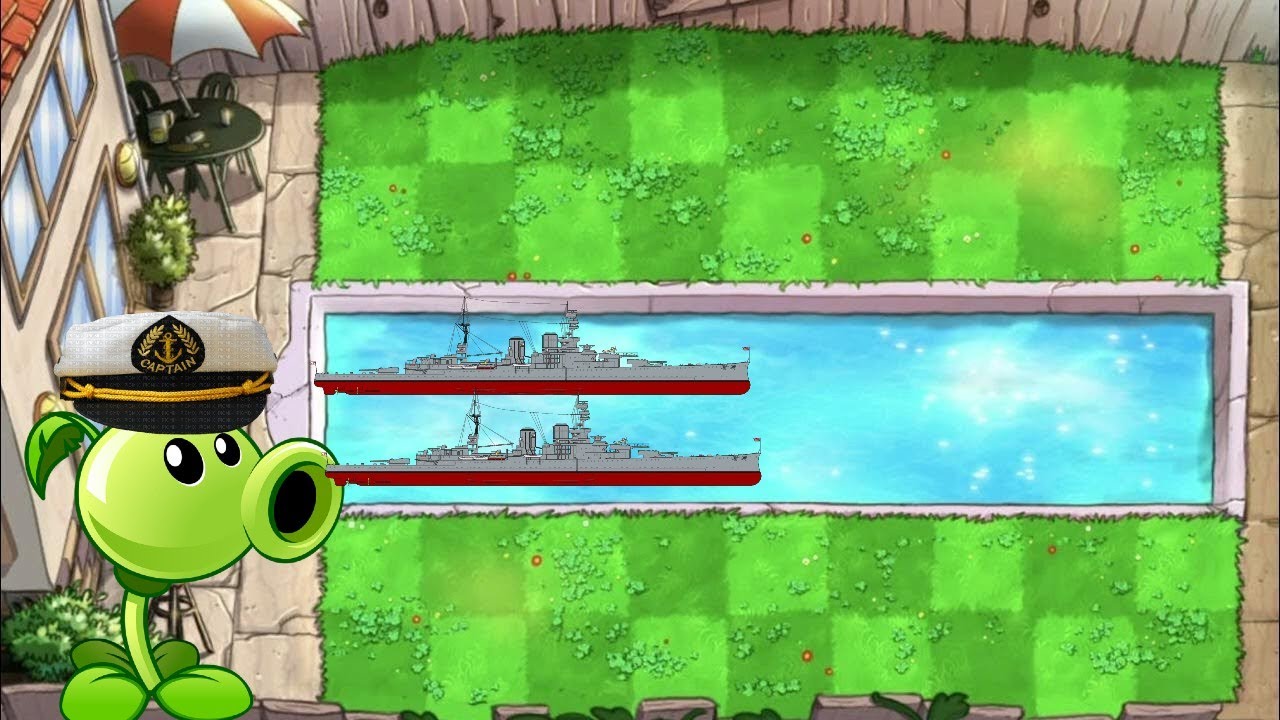 plants vs zombies гибрид мод прожождение,Морской бой№3