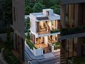 Modern 55x85 Duplex House 🏠✨ | Ultra Realistic 3D Floor Plan Design #sideelevation #floorplan #house