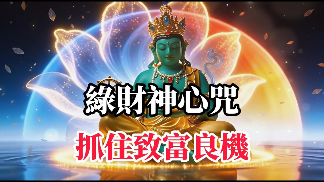 綠財神心咒 綠財神力，增長無盡善業，成就圓滿財富，正財偏財，福德招引，讓您的努力，獲得倍數回報