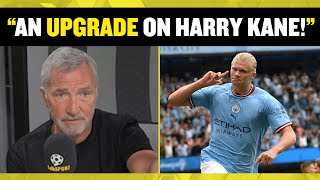 Is Man City's Erling Haaland better than Tottenham's Harry Kane? Graeme Souness thinks he could be!