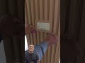 Acabamento para painel ripado