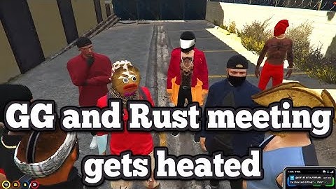 GG and Rust meeting gets heated | No-Pixel 3.1