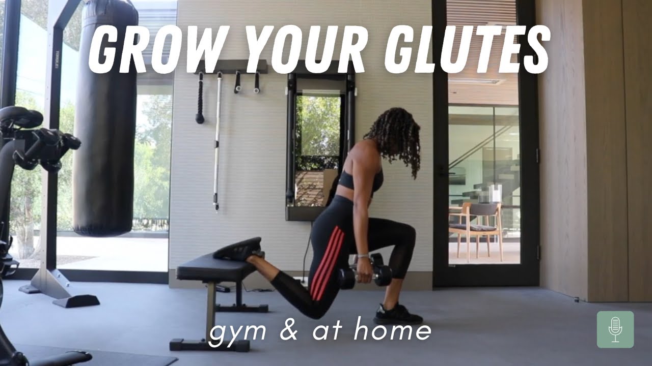 Lower Body Strength Workout | Glutes & Hamstrings Focus- Voiceover ...