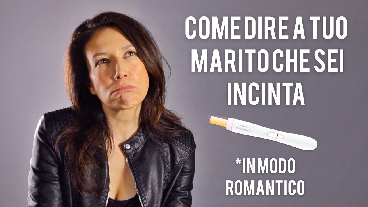 Come DIRE a tuo MARITO che sei INCINTA in modo ROMANTICO - YouTube