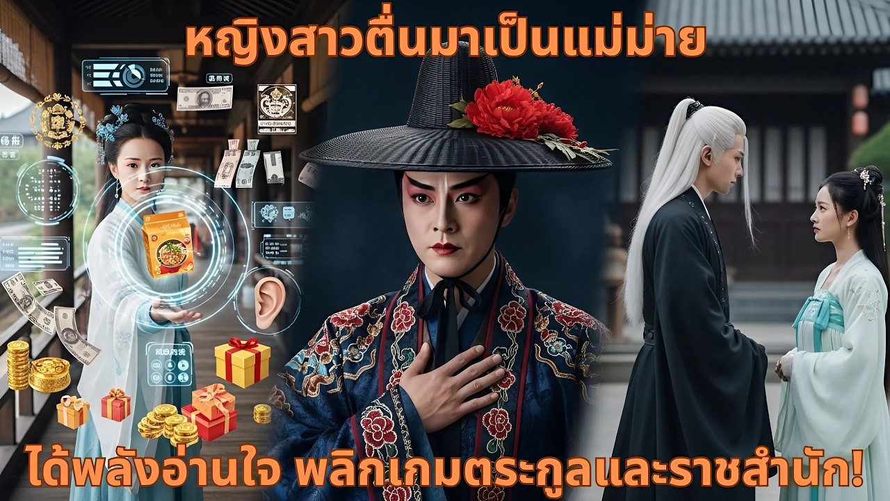 [หนังจีน] หญิงสาวตื่นมาเป็นแม่ม่าย ได้พลังอ่านใจ พลิกเกมตระกูลและราชสำนัก!