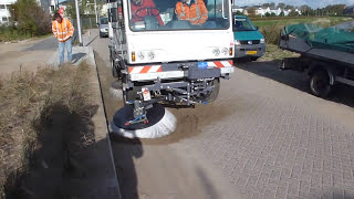 Dulevo 5000 veegwagen - zand vegen zonder water - Leverancier HD van Dijk reinigingsmachines