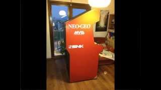 A clone neo geo cabinet construction project.
