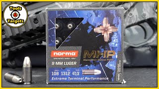 More Barrel, More Better?...NOPE! 9mm Norma MHP Long Barrel Self-Defense AMMO Test!