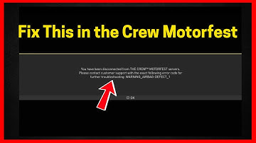 Fix You have been disconnected from The Crew Motorfest servers