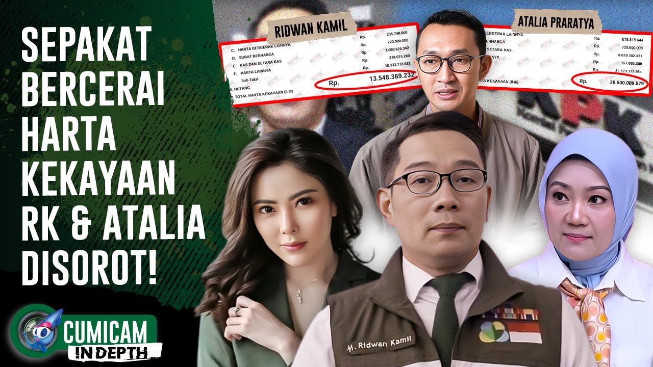 Harta Kekayaan Ridwan Kamil & Atalia Disorot Usai Sepakat Bercerai, Jubir KPK Ungkap Ini! | INDEPTH