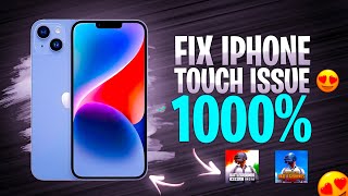 🔥Fixed iPhone Touch Issues 100% In BGMI 2023 | Multitouch  Problem BGMI PUBG | Best Tricks ✅