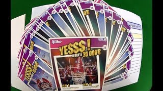 Scratching a booklet of Ye$$$ scratch tickets - FDJ ILLIKO Games. screenshot 5