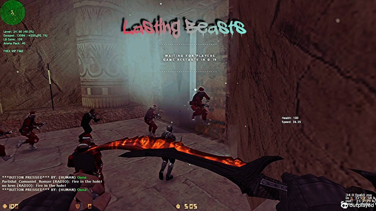 Lasting Beasts I Zombie Escape map ze_egypt_reverse_pg