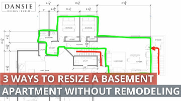 How to Change the Basement Apartment Size Without Remodeling