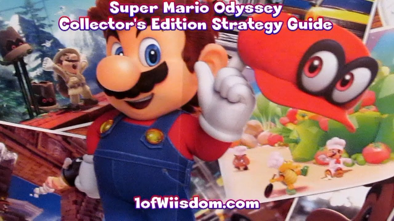 Wiisdom: Super Mario Odyssey Collector's Edition Strategy Guide and amiibo