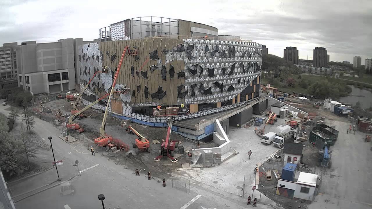 Bergeron Centre Construction Timelapse YouTube