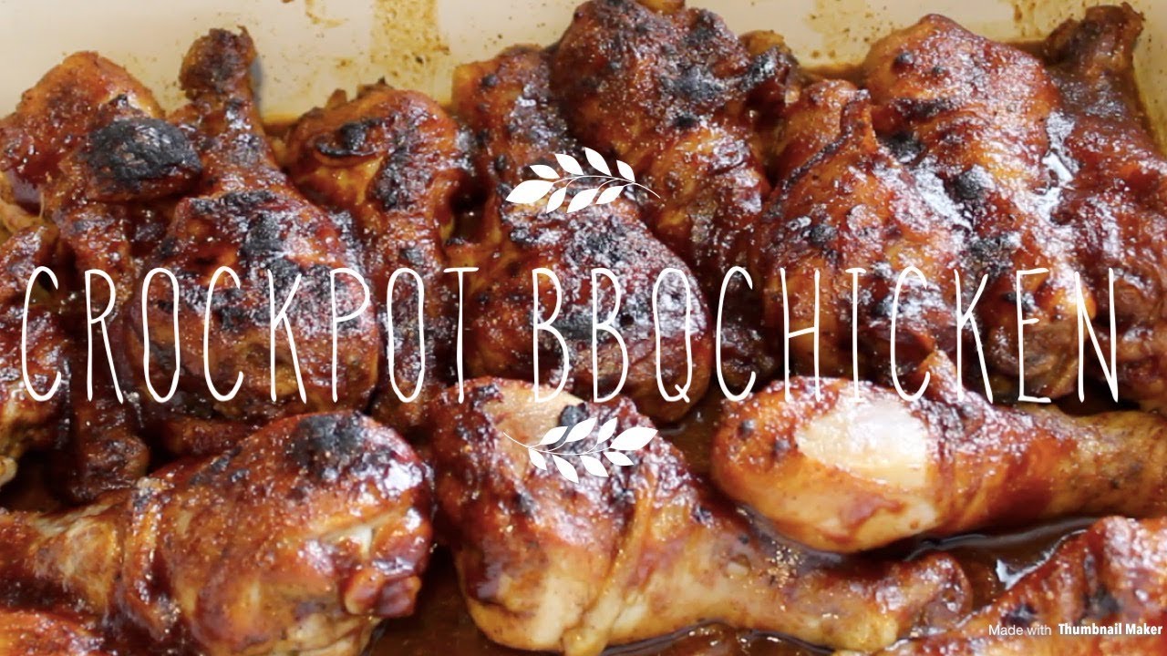 2.5 Hour Tender Crockpot BBQ Chicken - YouTube