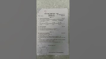 7th maths 1 mid term question paper #exam #mathsexam #7th