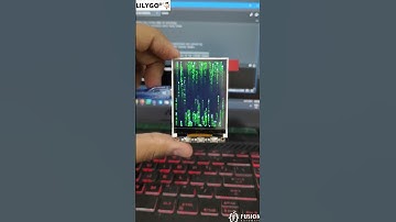 Lilygo T4 V1.3 | ESP32 | ILI9341 LCD Display | Matrix Example |