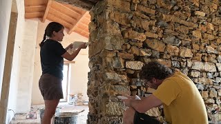 #67 These Walls are DONE | Renovating an Abandoned Stone House in Italy