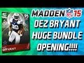 Madden 15 Ultimate Team - DEZ BRYANT 95 OVERALL HUGE BUNDLE OPENING! - MUT 15