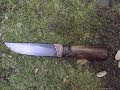 Добротный нож из простого напильника! Good knife from a simple file!