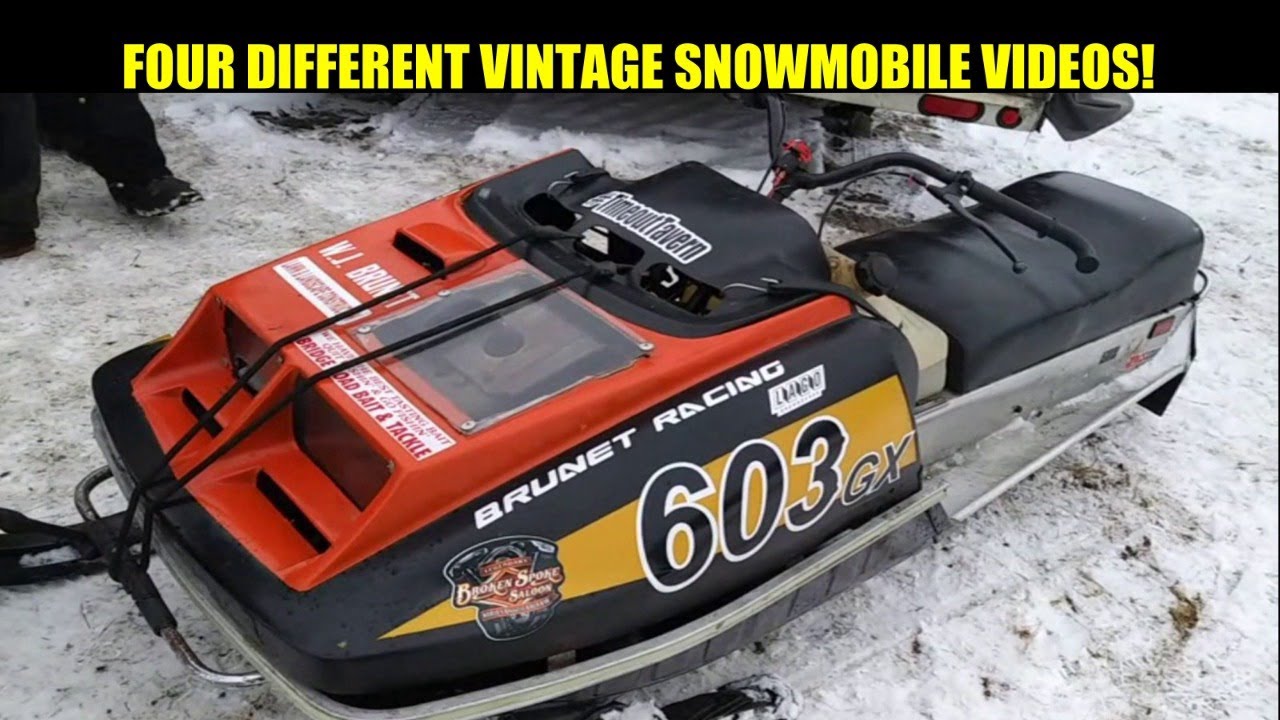 4 Vintage Snowmobile Videos - YouTube