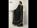 **** *Maria b saree*****Maria b couture collection Black saree *Fabric Details*Saree