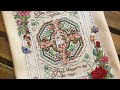 Вышивальная неделя (Крестик влог). Rose Garden Sampler, antique samplers. Bышивка крестом.