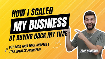 How I Scaled My Business By Buying Back My Time