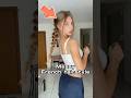 Secreto para la trenza francesa despeinada perfecta #shorts #peinadoscontrenzas