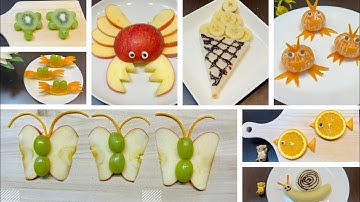 Cắt Trái Cây hình con vật dễ thương dụ bé ăn |Beautiful Fruit Vegetable Cutting #46 #Ham An Ham Uong