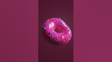 Made by me @samgameverse #blender #3d #donut #me