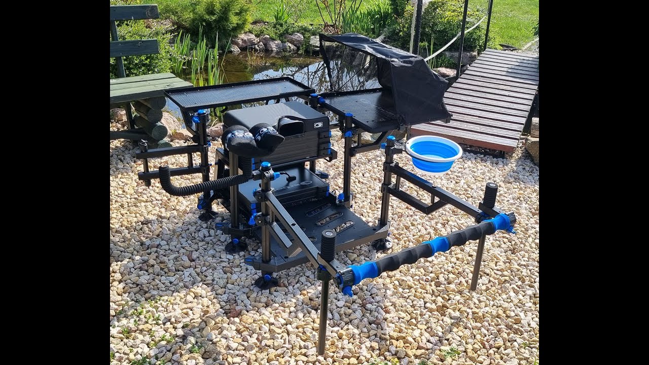 Garbolino Competition All Black Airvent 36-72 versenyláda és kiegészítők bemutató