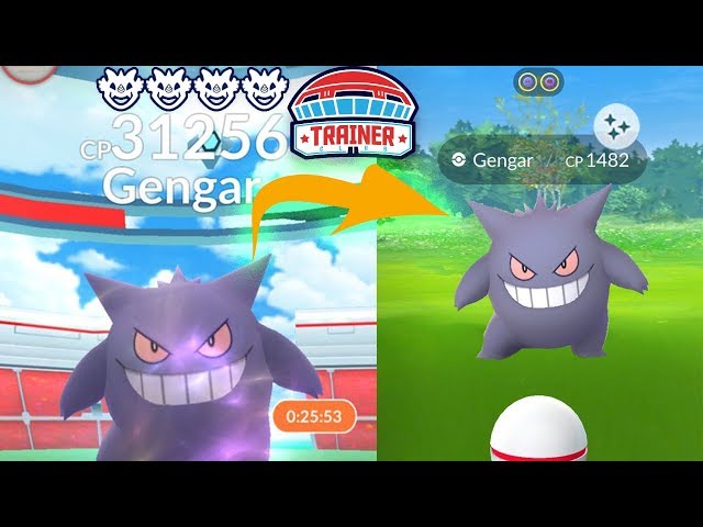 Pokemon Trade GO - Shiny Gengar with Legacy move Lick