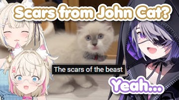 Fuwamoco Shocked After Seeing the Scars John Cat Gave Biboo