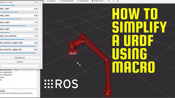 How to simplify a URDF using Macro