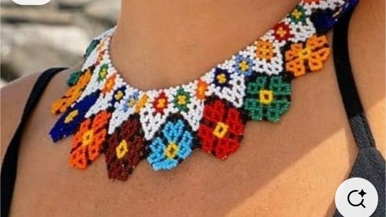 Beautiful necklace design tutorial / Dal moti necklace design trick