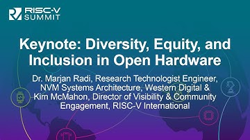 Keynote: Diversity, Equity, and Inclusion in Open Hardware - Dr. Marjan Radi & Kim McMahon