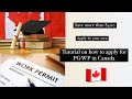 Post graduate work permit  step by step application in punjabi  apply inside canada after grad