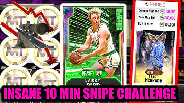 INSANE 10 MIN SNIPE CHALLENGE! THE BEST FILTERS IN 2K20! | NBA 2K20 MY TEAM