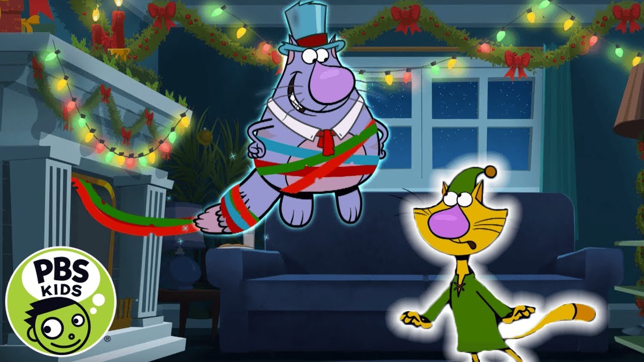 Nature Cat | 🙀👻A Christmas Ghost!? | PBS KIDS