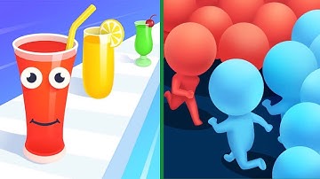 🧿Juice Run Vs Count Master 3d🧿New Update Levels Android iOS Gameplay HD