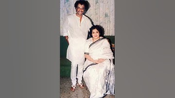 Rajinikanth with his Beautiful wife Lata Rajinikanth 🥰 || #rajinikanth #shorts #wife #trending #yt