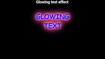 How to create glowing text effect? #Html #Css #webdev #code #learncoding