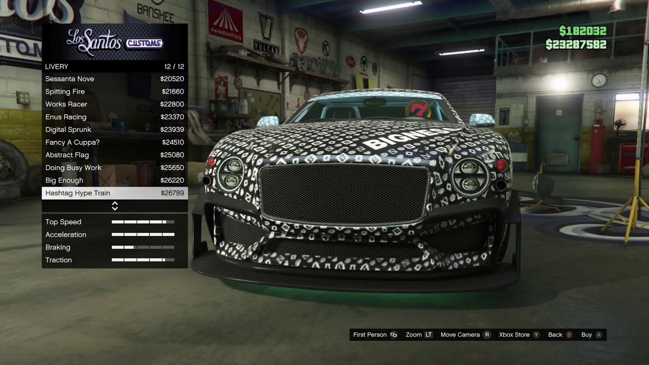 GTA online diamond program reward livery bugged for the enus paragon r