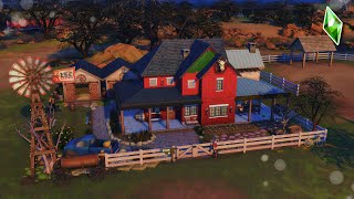 Braveport family Ranch  | Sims 4 Speed build | No cc #sims4 #thesims4 #horseranch