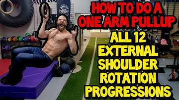 MASTER THE ONE ARM PULL UP & Build Strong Shoulders: 12 Rotator Cuff Strengthening Progressions