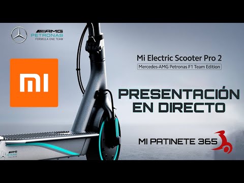 Presentación patinete eléctrico Xiaomi con Mercedes AMG Petronas 🛴 #Mi11