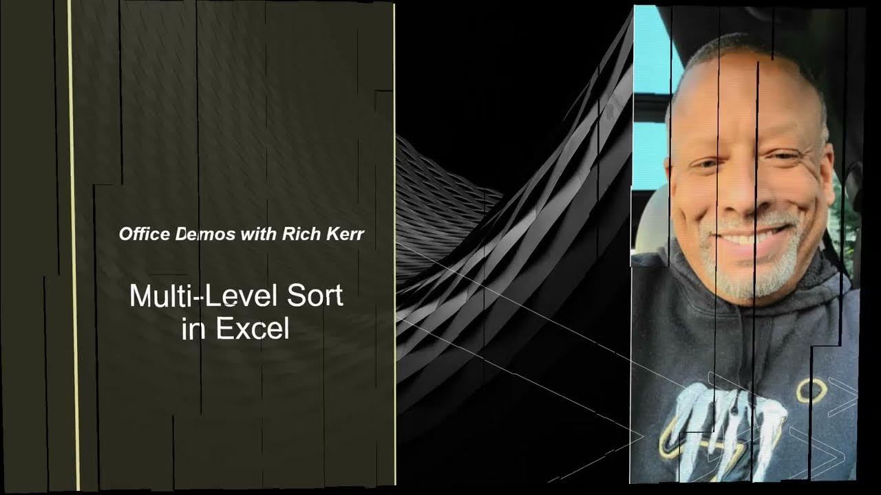 Multi Level Sort In Microsoft Excel - YouTube
